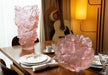 Daum Art Glass Daum Large Pink Camellia Vase