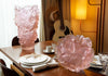 Daum Art Glass Daum Large Pink Camellia Vase