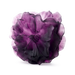 Daum Art Glass Daum Large Violet Camellia Vase