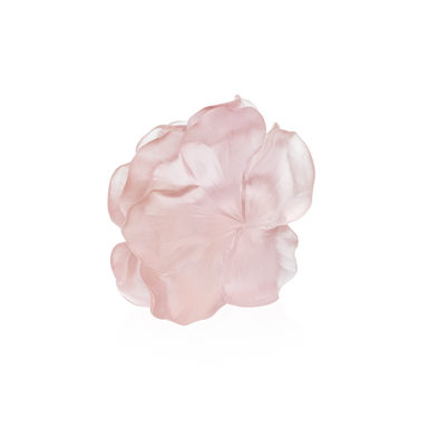 Daum Art Glass Daum Pink Camellia Decorative Flower