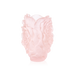Daum Art Glass Daum Small Pink Camellia Vase