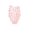 Daum Art Glass Daum Small Pink Camellia Vase