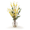 Yellow Forsythia in Victorian Vase