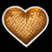 Inspired Generations Giftware CROCO HEART - GOLD: 100198-GLDCRO