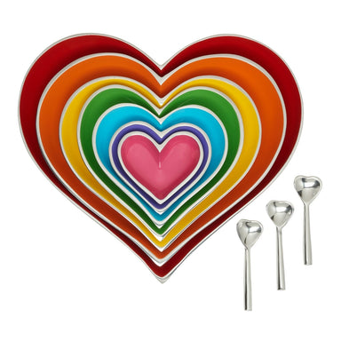 Inspired Generations Giftware Inspired Generations 7 Hearts Set with 3 Heart Spoons