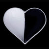 Inspired Generations Giftware Inspired Generations Happy Black & White Cookie Heart with Spoon: 100198-BWCK