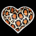 Inspired Generations Giftware Inspired Generations Leopard Lil Heart Decorative Dish with Heart Spoon: 100198-LEOPARD