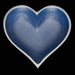 Inspired Generations Giftware Inspired Generations Lil Denim Heart With Heart Spoon: 100198-DENIM