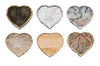 Inspired Generations Giftware Inspired Generations Love Heart Marble 6 Pc Coaster Set: 102747