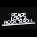 Inspired Generations Giftware Inspired Generations Peace Love & Rock-n-Roll Plaque 103561