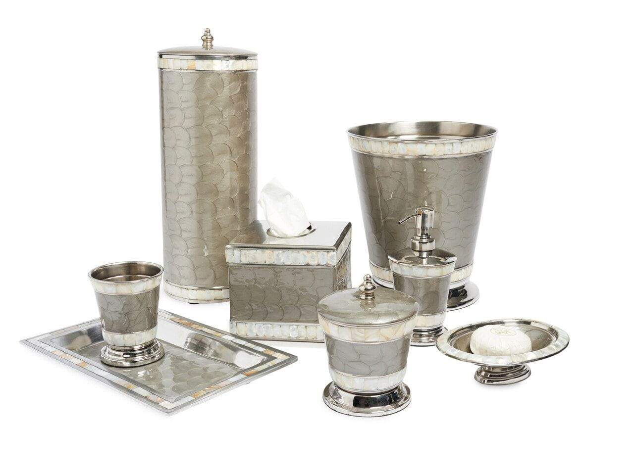 Julia Knight Classic 5" Tissue Cover Platinum