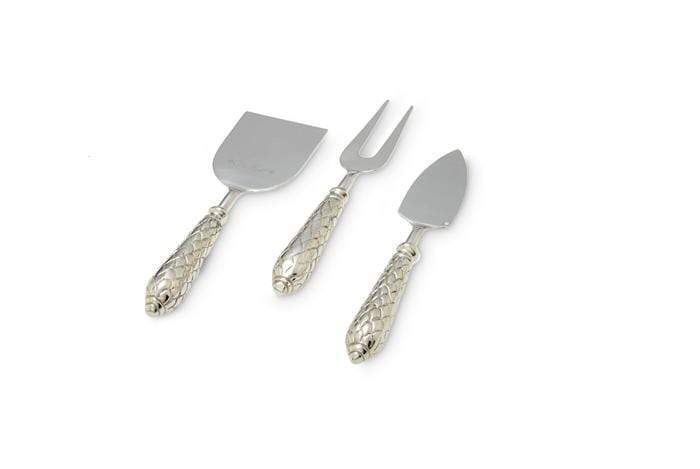 Julia Knight Serveware Julia Knight Florentine Cheese Serving Set Silver