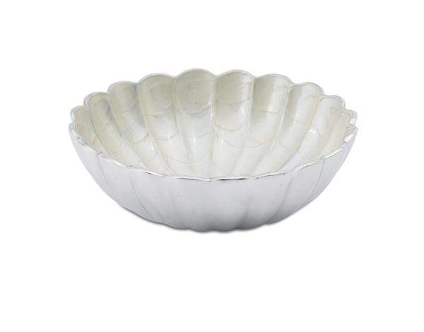 Julia Knight Serveware Julia Knight Peony 8.5" Round Deep Bowl Snow