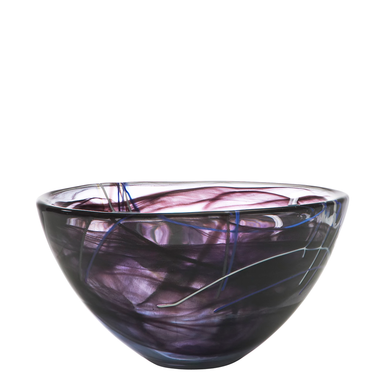 Kosta Boda Art Glass Kosta Boda Contrast Bowl, Black
