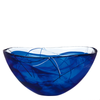 Kosta Boda Art Glass Kosta Boda Contrast Bowl, Blue