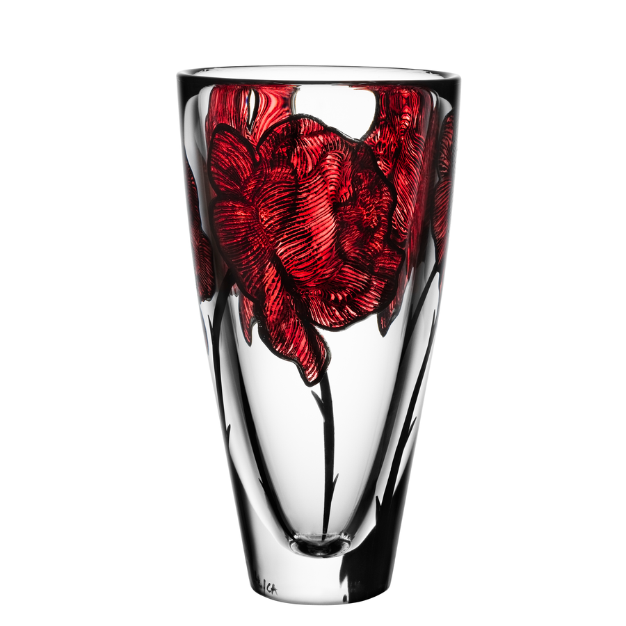 Kosta Boda Art Glass Kosta Boda Tattoo Vase