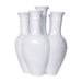 Legend of Asia Giftware Legend of Asia 6 Pipe Flower Vase - White