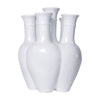 Legend of Asia Giftware Legend of Asia 6 Pipe Flower Vase - White