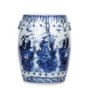 Legend of Asia Giftware Legend of Asia B&W Garden Stool 8 Immortals Motif