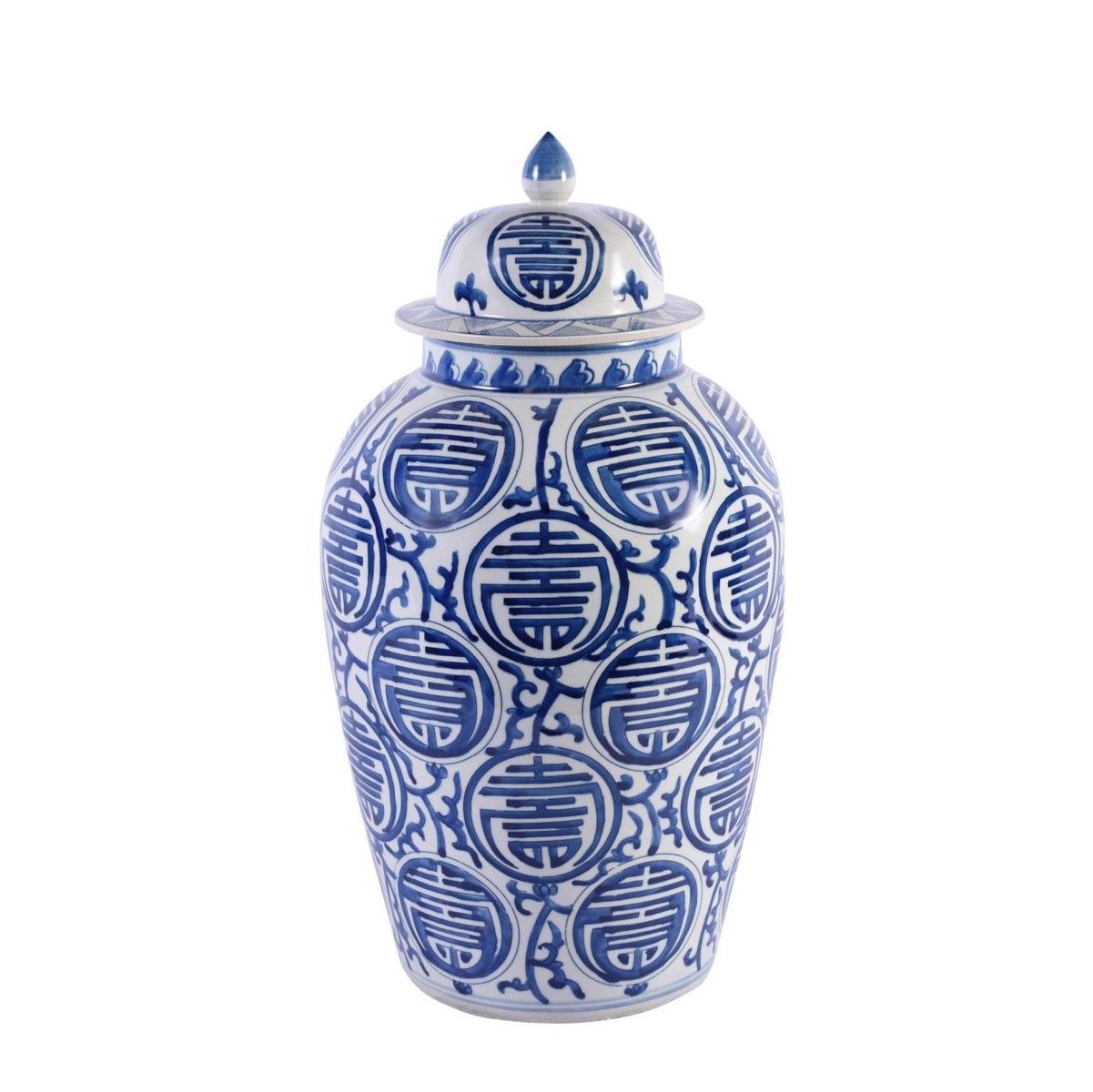 Legend of Asia Giftware Legend of Asia B&W Longevity Heaven Jar