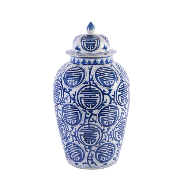 Legend of Asia Giftware Legend of Asia B&W Longevity Heaven Jar