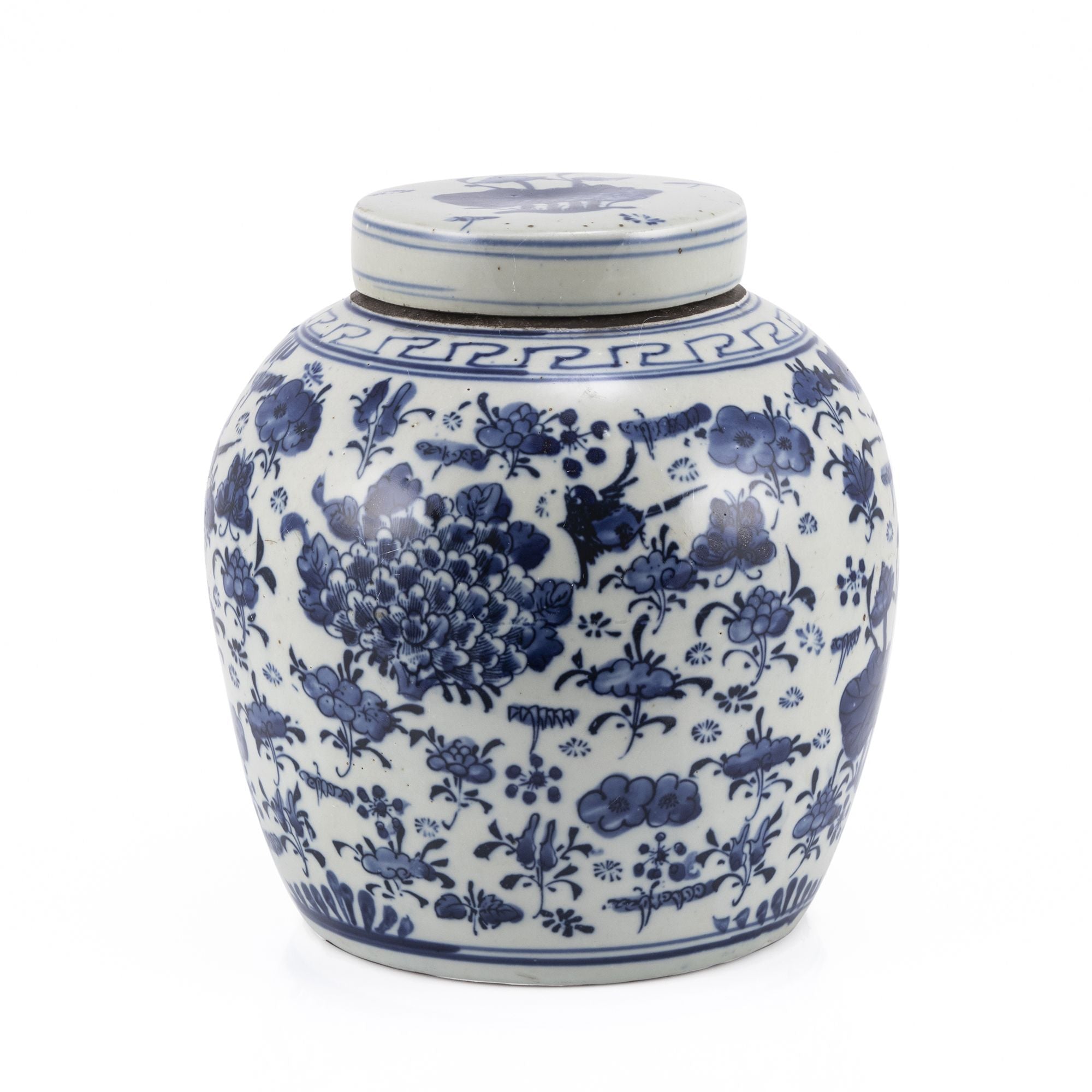 Legend of Asia Giftware Legend of Asia B&W Swallows & Flowers Ancestor Jar - S