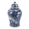 Legend of Asia Giftware Legend of Asia B&W Temple Jar Blossom Garden With Birds
