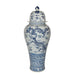 Legend of Asia Giftware Legend of Asia B&W Temple Jar Sea Dragon Motif - XL
