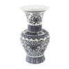 Legend of Asia Giftware Legend of Asia B&W Twisted Lotus Baluster Vase
