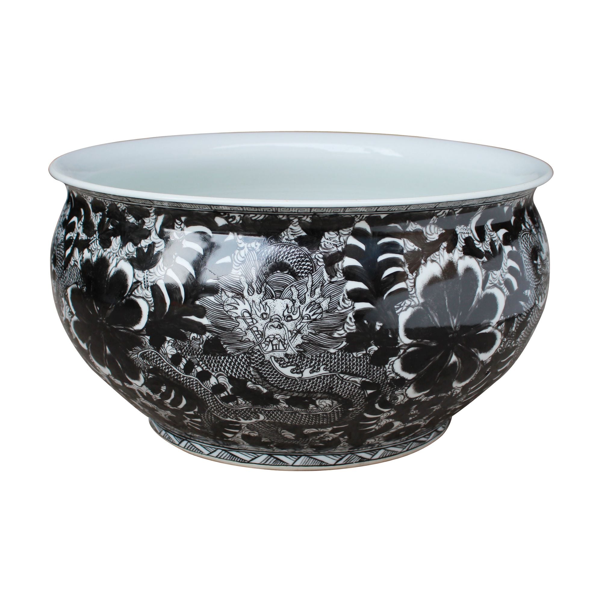 Legend of Asia Giftware Legend of Asia Black Dragon Orchid Bowl