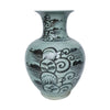 Legend of Asia Giftware Legend of Asia Black Wildflower Porcelain Vase
