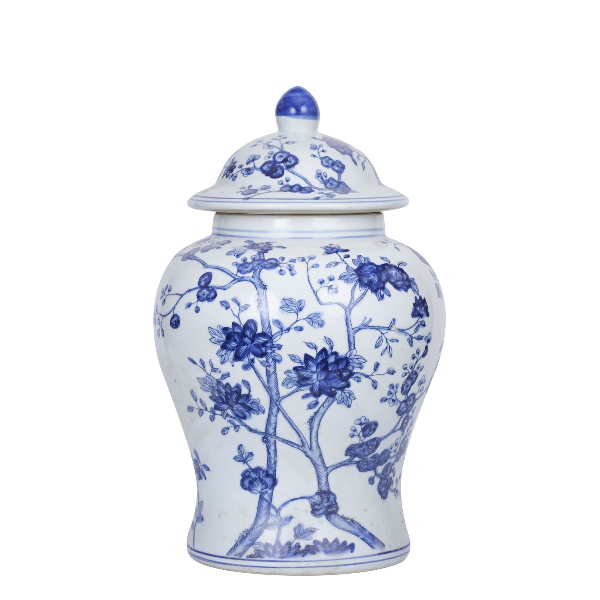 Legend of Asia Giftware Legend of Asia Blossom Tree Porcelain Temple Jar