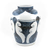 Legend of Asia Giftware Legend of Asia Blue And White Abstract Painting Jar