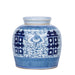 Legend of Asia Giftware Legend of Asia Blue And White Blooming Double Happiness Jar