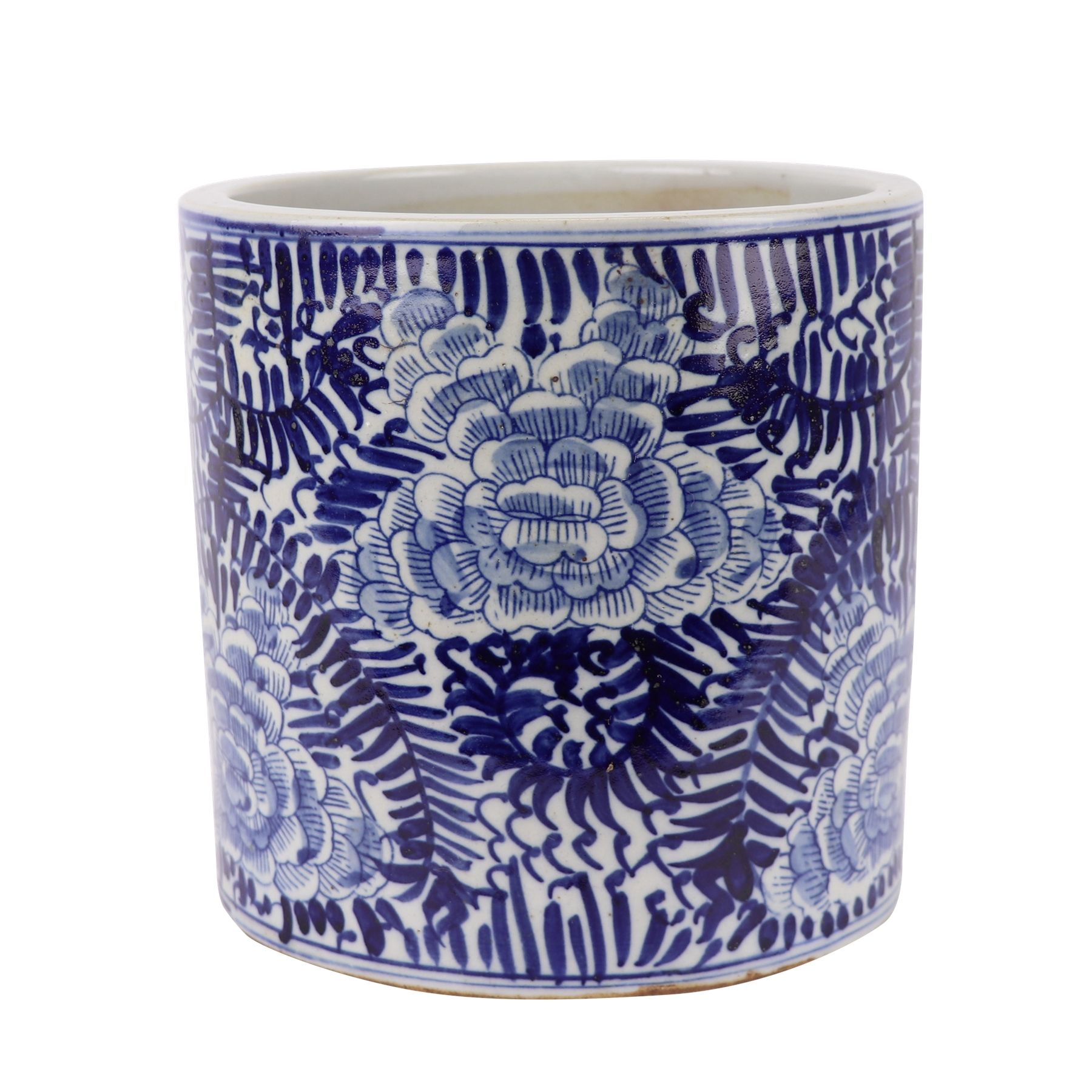 Legend of Asia Giftware Legend of Asia Blue And White Orchid Pot Blooming Flower