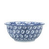 Legend of Asia Giftware Legend of Asia Blue And White Porcelain Bowl Sea Wave Motif