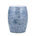 Legend of Asia Giftware Legend of Asia Blue And White Porcelain Chain Floral Garden Stool