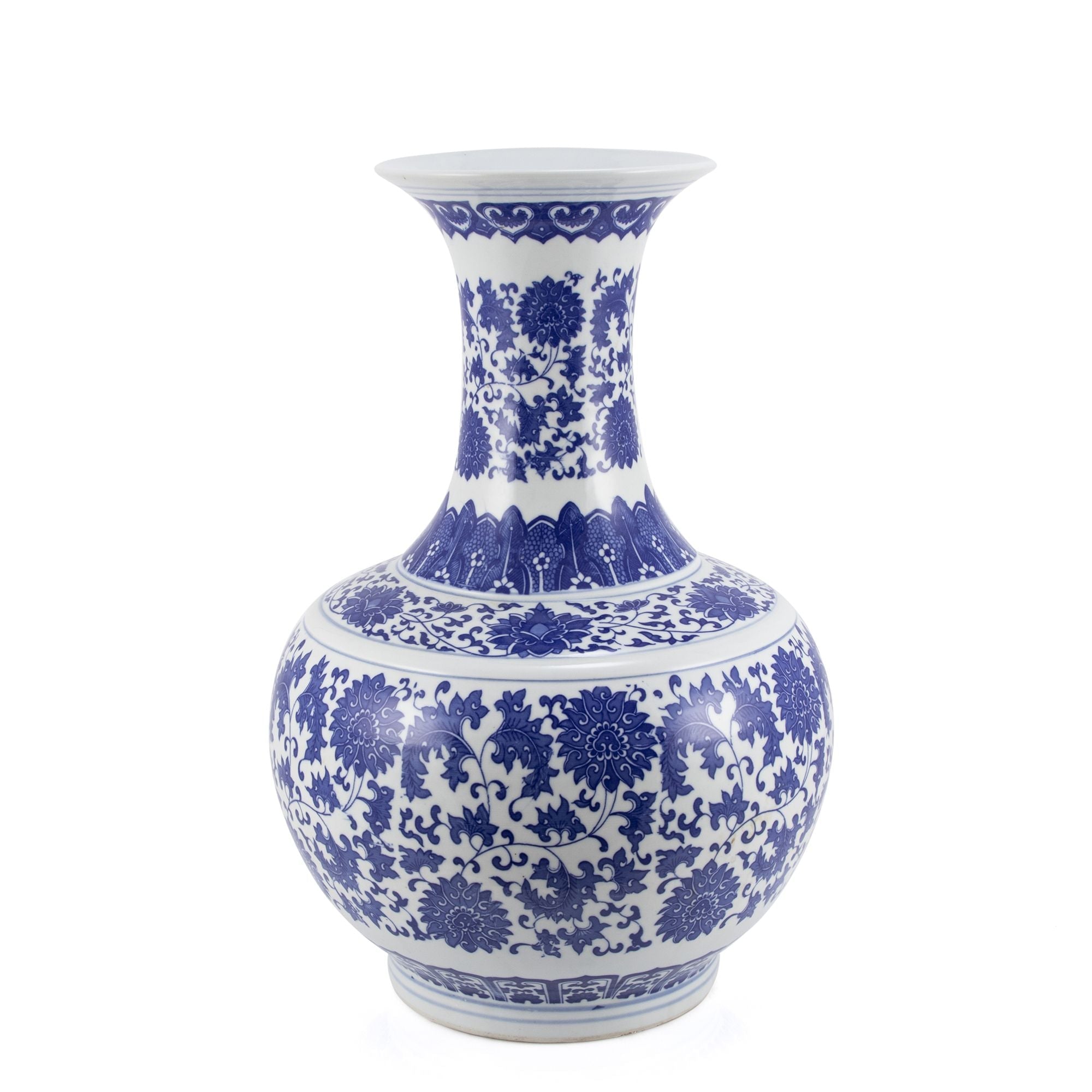 Legend of Asia Giftware Legend of Asia Blue And White Porcelain Lotus Vase