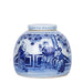 Legend of Asia Giftware Legend of Asia Blue And White Porcelain Ming Jar Three Wise Men