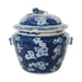 Legend of Asia Giftware Legend of Asia Blue And White Porcelain Plum Petal Rice Jar