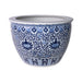 Legend of Asia Giftware Legend of Asia Blue And White Porcelain Sunflower Vine Planter 25 Inch