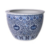 Legend of Asia Giftware Legend of Asia Blue And White Porcelain Sunflower Vine Planter 29 Inch