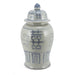 Legend of Asia Giftware Legend of Asia Blue & White Temple Jar Seagrass Double Happiness Motif