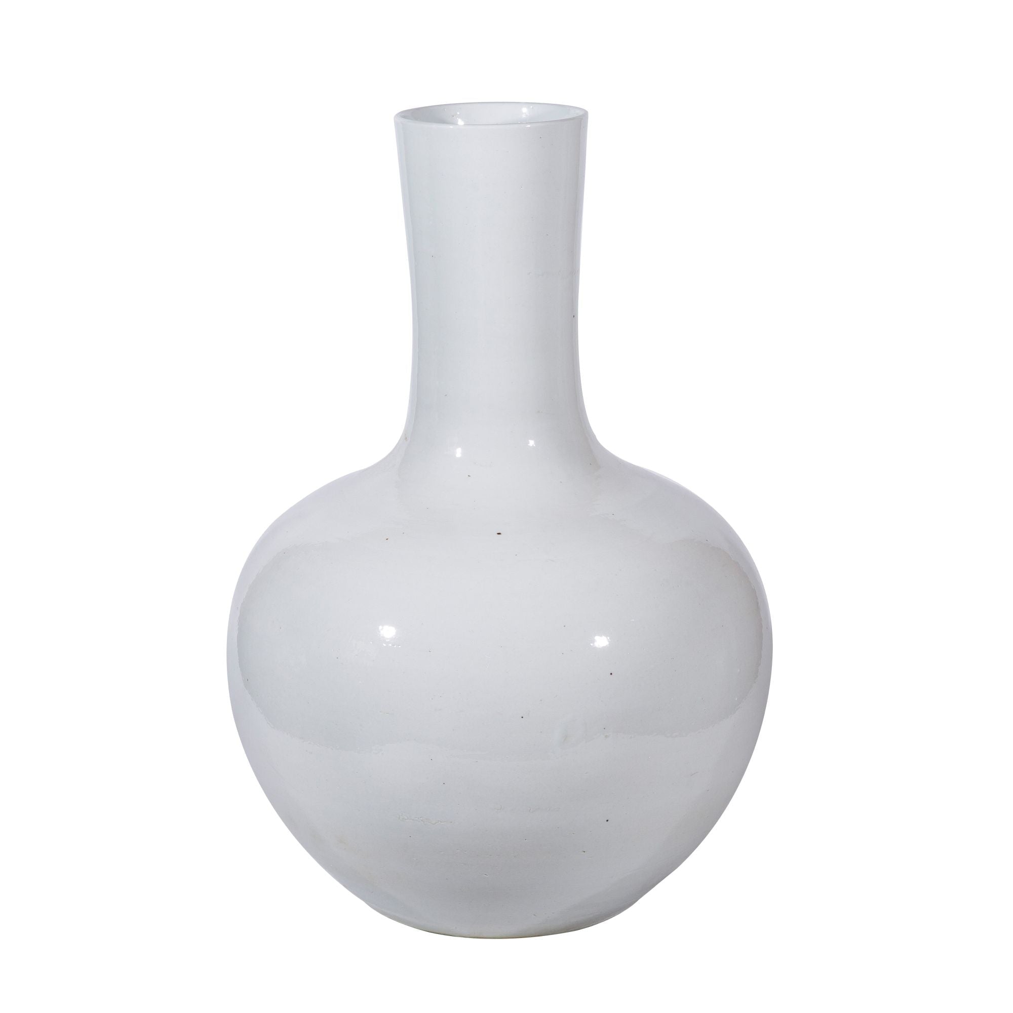 Legend of Asia Giftware Legend of Asia Busan White Globular Vase XL