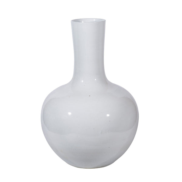 Legend of Asia Giftware Legend of Asia Busan White Globular Vase XL