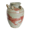 Legend of Asia Giftware Legend of Asia Coral Red Dragon Four Ear Pot