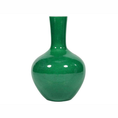 Legend of Asia Giftware Legend of Asia Emerald Green Globular Vase Medium