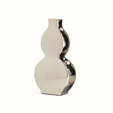 Legend of Asia Giftware Legend of Asia Flat Gourd Vase - Silver