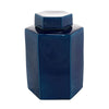 Legend of Asia Giftware Legend of Asia Hex Tea Jar 14H - Turquoise