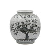 Legend of Asia Giftware Legend of Asia Indigo Flower Open Top Porcelain Jar